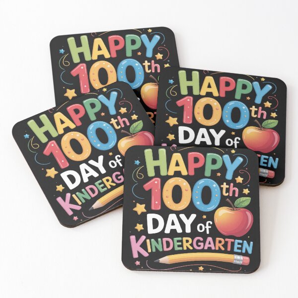 Item preview, Happy 100th Day of Kindergarten Teacher Student 100 Days designed and sold by trinfhri.