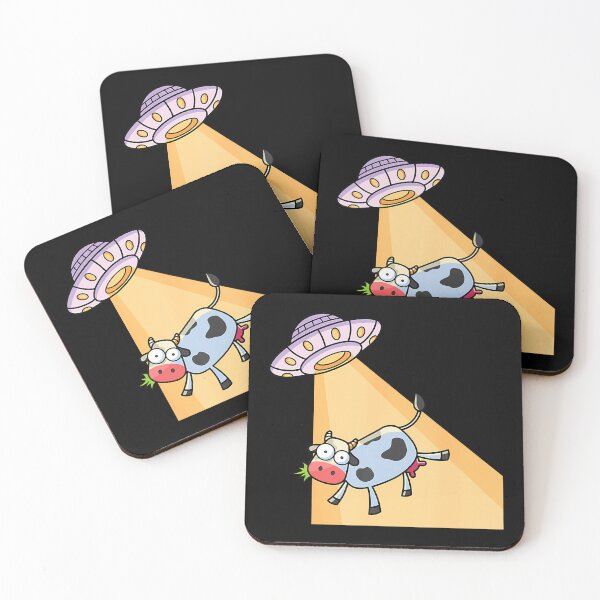 Item preview, Cow Ufo Alien Abduction Farm Animal Cow Lover designed and sold by JeneMindy.