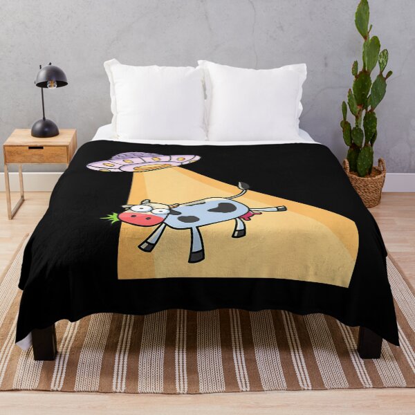 Item preview, Cow Ufo Alien Abduction Farm Animal Cow Lover designed and sold by JeneMindy.