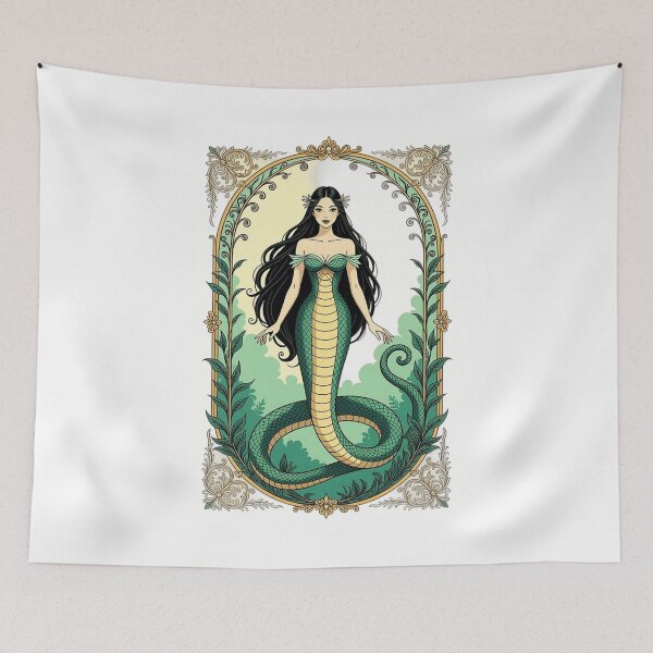 Item preview, The Emerald Serpent Queen designed and sold by ArtQueen777.