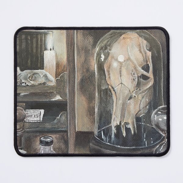 Item preview, curiosity cabinet acrylic painting designed and sold by June Clancy.