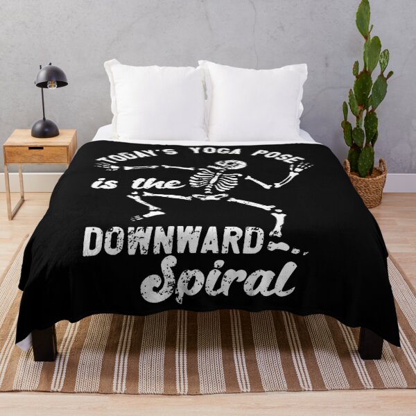 Item preview, Today's Yoga Pose Is The Downward Spiral Funny designed and sold by ElaineEsther.