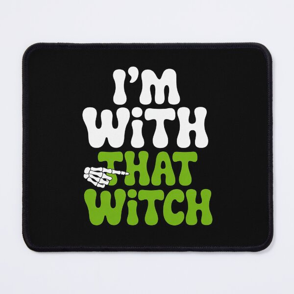 Item preview, I'm with That Witch Halloween Couples Costume designed and sold by LittleDame.