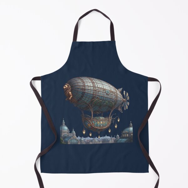 Item preview, Art Nouveau Belgian Airship Lion Steampunk style designed and sold by AppliedAtelier.