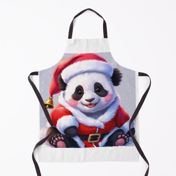 Item preview, Cute panda baby in a Santa Claus costume designed and sold by mywhimsicalworld7.