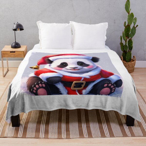 Item preview, Cute panda baby in a Santa Claus costume designed and sold by mywhimsicalworld7.