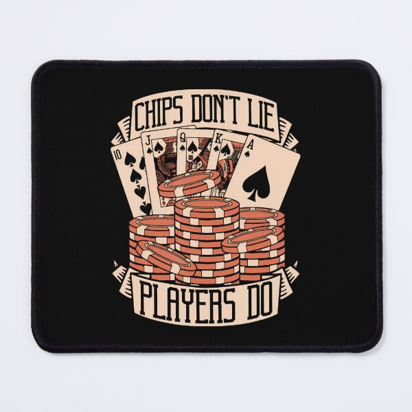 Item preview, Chips Don't Lie Players Do Poker Hands Texas Holdem Poker designed and sold by ToriCarylon.