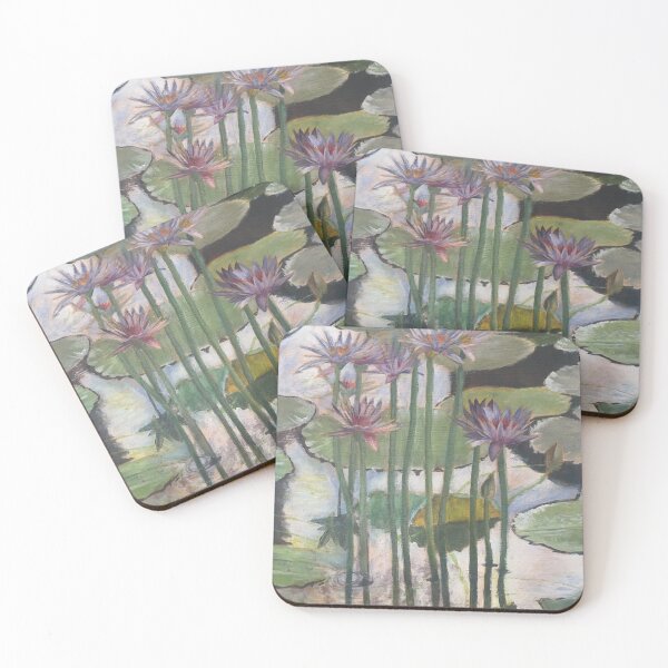 Item preview, lily pond painting designed and sold by June Clancy.