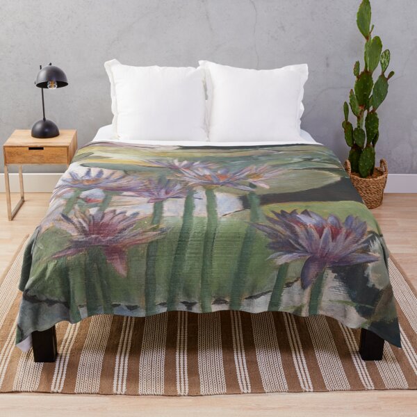 Item preview, lily pond painting designed and sold by June Clancy.
