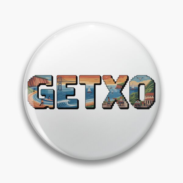 Item preview, Getxo Pixel Art - Coastal Town Lettering Design designed and sold by CircinusStore.