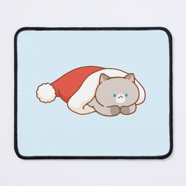 Item preview, Cat in Christmas Santa Hat designed and sold by salposi.