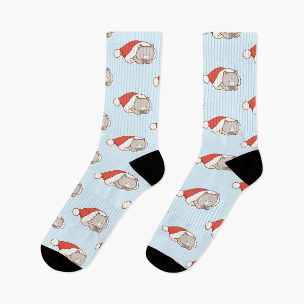 Item preview, Cat in Christmas Santa Hat designed and sold by salposi.