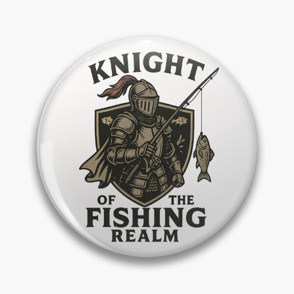 Item preview, Knight of the Fishing Realm – Medieval Warrior Angler designed and sold by SidTastic .