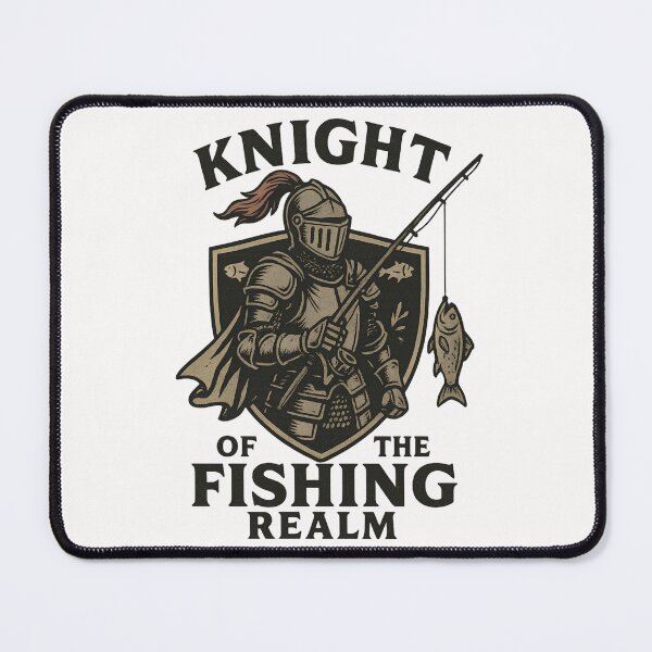 Item preview, Knight of the Fishing Realm – Medieval Warrior Angler designed and sold by SidTastic .