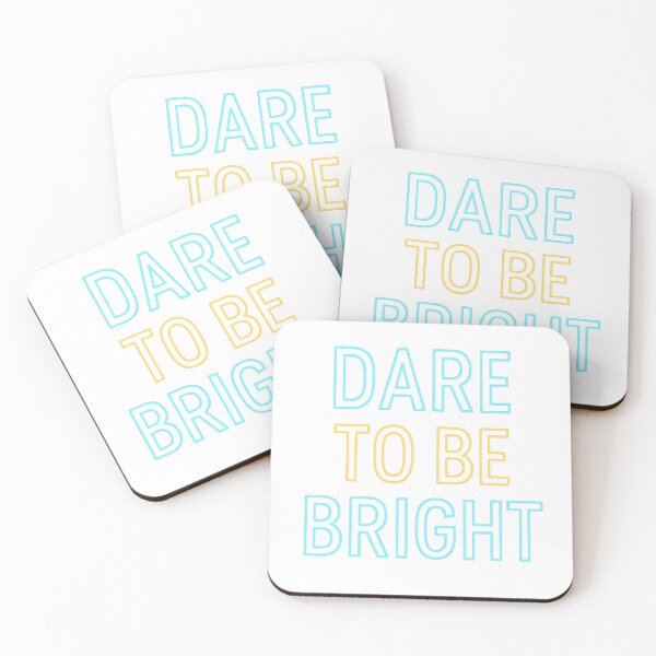 Item preview, Dare To Be Bright Neon Glow Art designed and sold by HiteshArt111.