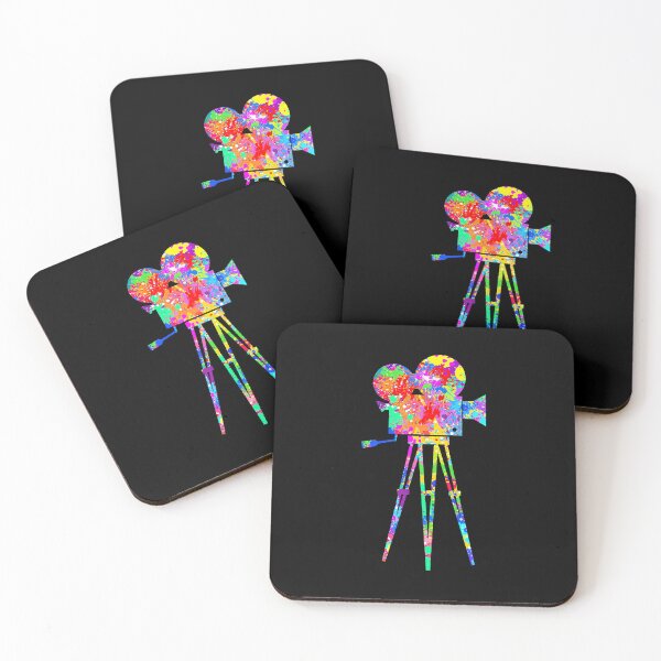 Item preview, Video Camera Cool Rainbow Art Splatter Film Lover designed and sold by AdellBridgett.