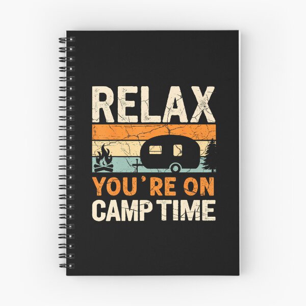 Item preview, Camping Relax You Are On Camp Time Humor Camper Joke Retro designed and sold by FlorenceNorma.