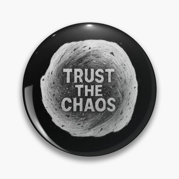 Item preview, Trust the Chaos - Abstract Vortex Typography designed and sold by MKreative Studio.