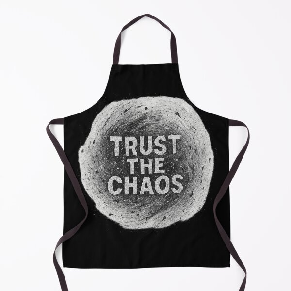 Item preview, Trust the Chaos - Abstract Vortex Typography designed and sold by MKreative Studio.