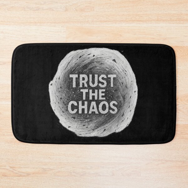 Item preview, Trust the Chaos - Abstract Vortex Typography designed and sold by MKreative Studio.