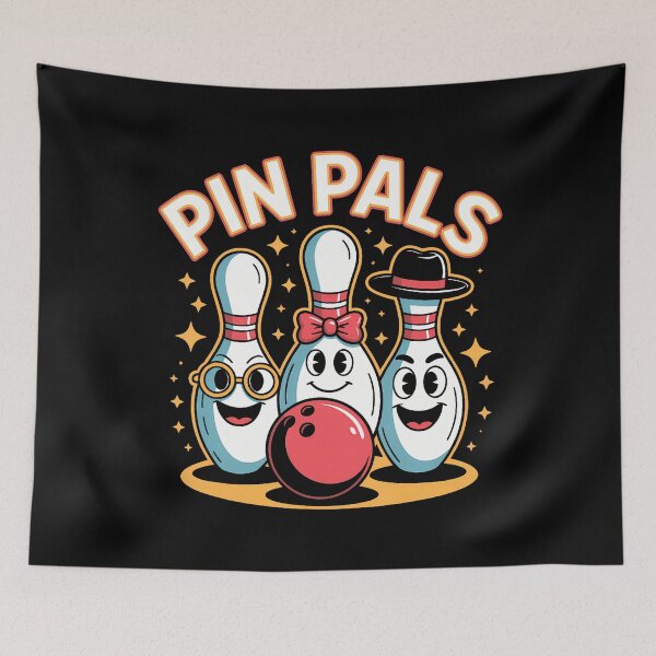 Item preview, Liga de bolos Pin Pals Bowling Bowling Bowling designed and sold by KristinTara.