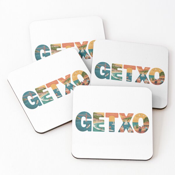 Item preview, Getxo España Art - Coastal Town Lettering Design designed and sold by CircinusStore.