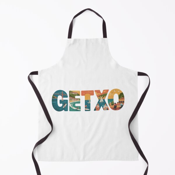 Item preview, Getxo España Art - Coastal Town Lettering Design designed and sold by CircinusStore.