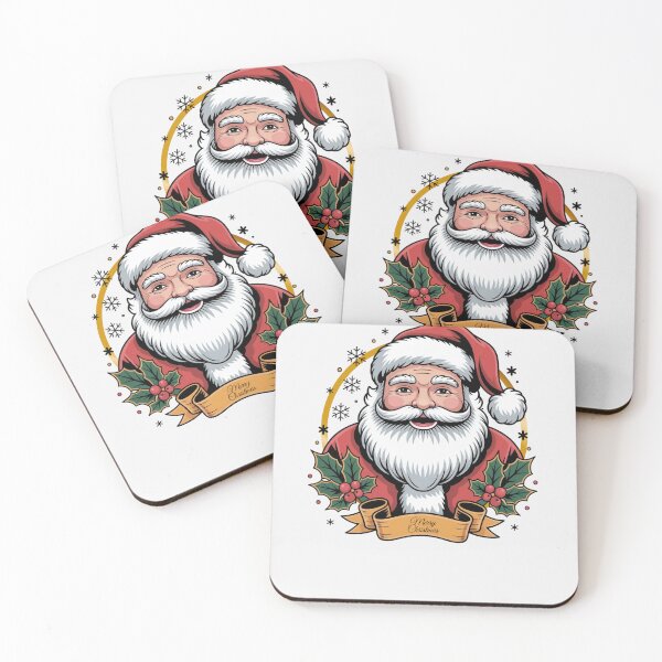 Item preview, Merry Christmas Santa Claus greatings designed and sold by Chris-graphics-art.