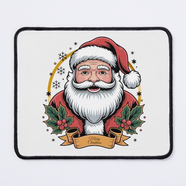 Item preview, Merry Christmas Santa Claus greatings designed and sold by Chris-graphics-art.