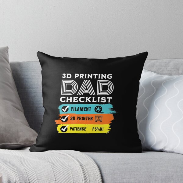Item preview, 3D Printer Dad Checklist Fathers Funny Maker Patience Joke designed and sold by ToriCarylon.