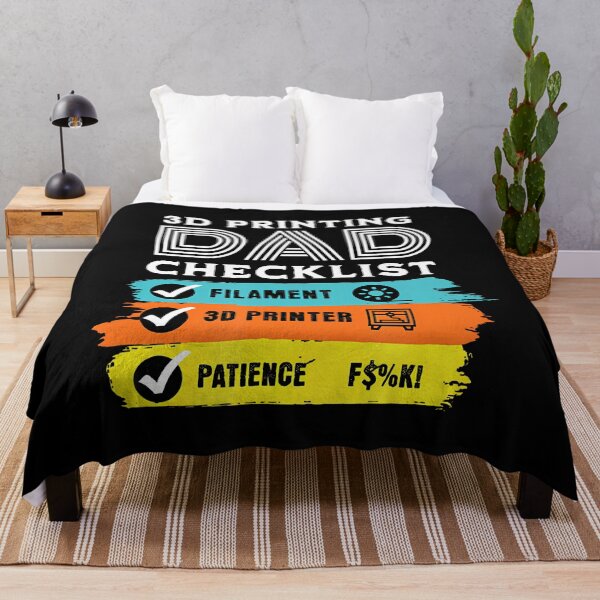 Item preview, 3D Printer Dad Checklist Fathers Funny Maker Patience Joke designed and sold by ToriCarylon.