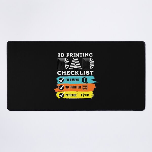 Item preview, 3D Printer Dad Checklist Fathers Funny Maker Patience Joke designed and sold by ToriCarylon.