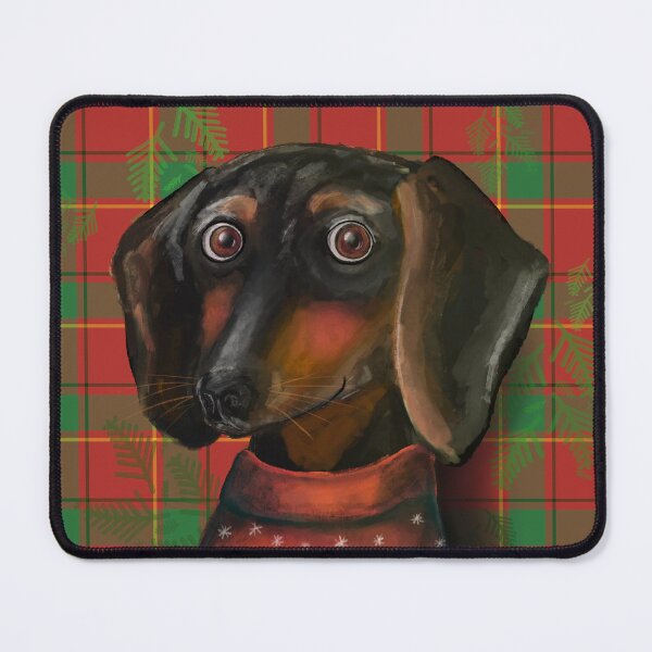 Item preview, Christmas Dachshund designed and sold by mariacosadiella.
