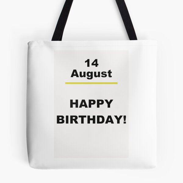 Item preview, Minimalist Happy Birthday Design — August 14 designed and sold by ariksworld.
