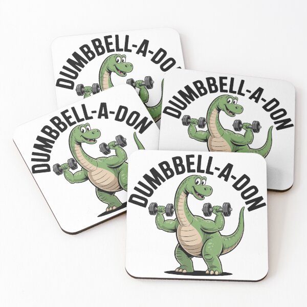 Item preview, Dumbbell-a-don Funny Dinosaur Gym Meme Shirt designed and sold by WSPrintCrafter.