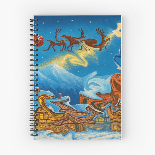 Item preview, Magical winter night with Santa Claus designed and sold by Sigtrix.