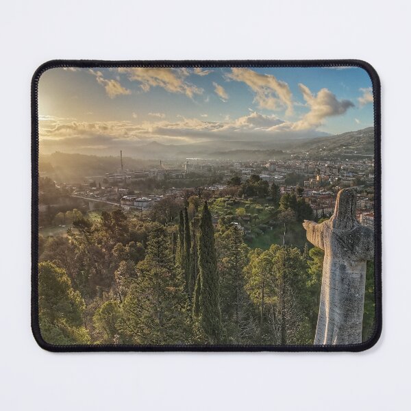 Item preview, Ascoli Piceno, panoramic view of an Italian capital at dawn in the Marche region, Italy. designed and sold by FlyFoxDrone.