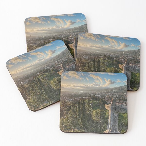Item preview, Ascoli Piceno, panoramic view of an Italian capital at dawn in the Marche region, Italy. designed and sold by FlyFoxDrone.