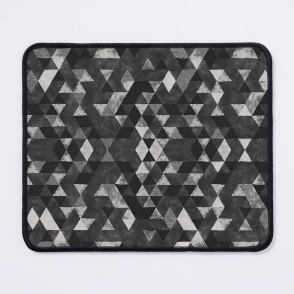 Item preview, Monochrome Geometric Triangles Pattern  designed and sold by Petra Lang.