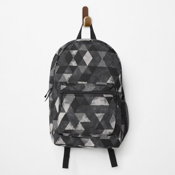 Item preview, Monochrome Geometric Triangles Pattern  designed and sold by Petra Lang.