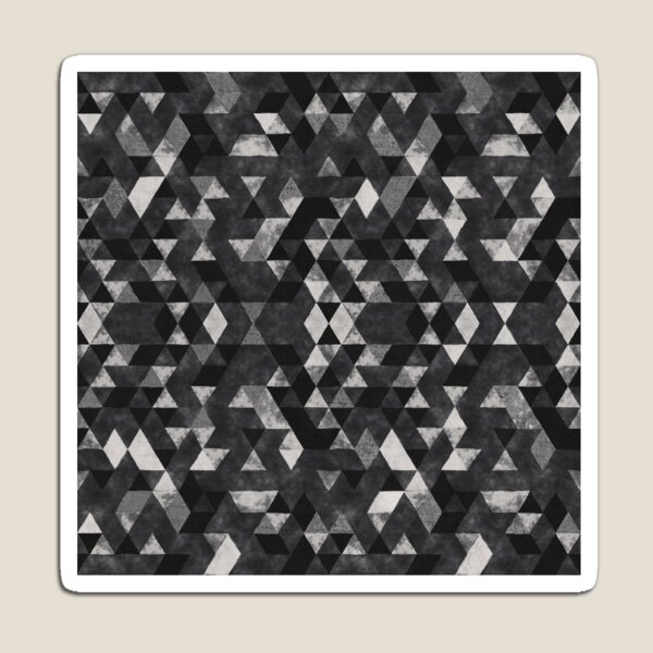 Artikelvorschau, Monochromes geometrisches Dreiecksmuster entworfen und verkauft von Petra Lang.