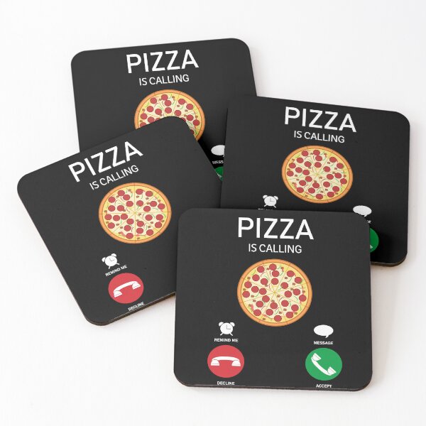 Item preview, Pizza is Calling Funny Call Interface Design designed and sold by Jaudaux Designs.