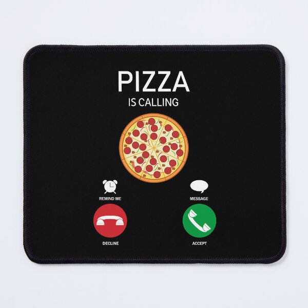 Item preview, Pizza is Calling Funny Call Interface Design designed and sold by Jaudaux Designs.
