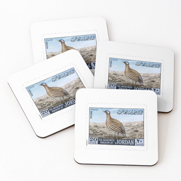Item preview, Jordan Sand Partridge Bird Vintage Postage Stamp designed and sold by red-amber65.