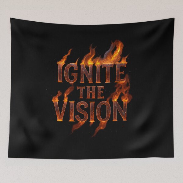 Item preview, Ignite the Vision - Fiery Typography Explosion designed and sold by MKreative Studio.