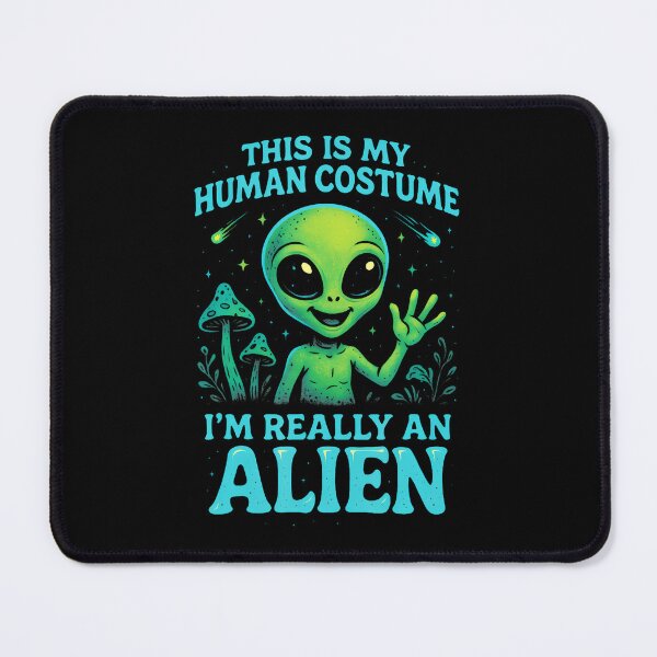 Item preview, This Is My Human - Funny Alien Sci-Fi Humor designed and sold by KristinTara.