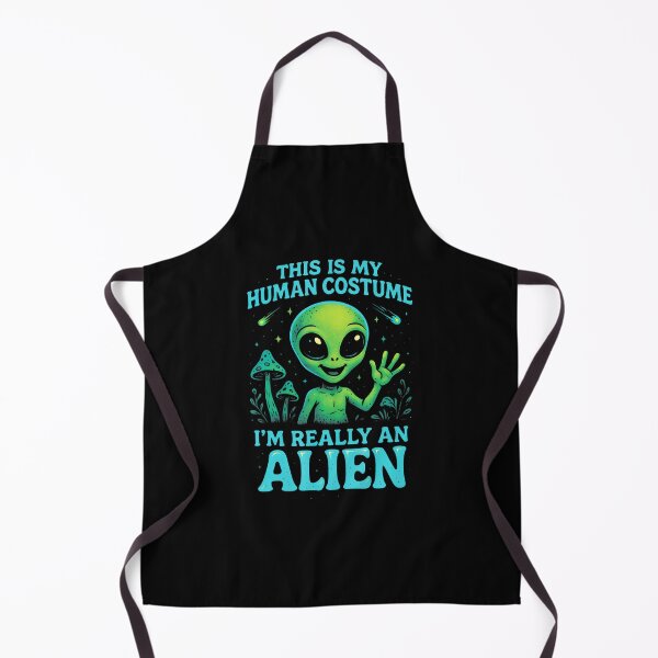 Item preview, This Is My Human - Funny Alien Sci-Fi Humor designed and sold by KristinTara.