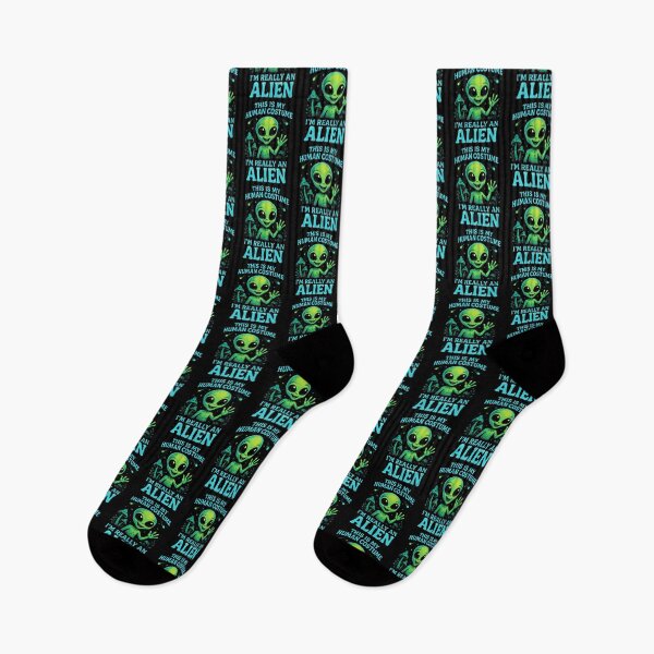 Item preview, This Is My Human - Funny Alien Sci-Fi Humor designed and sold by KristinTara.