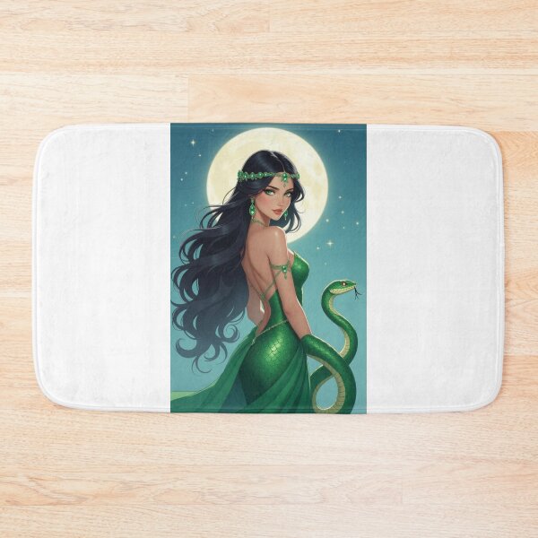 Item preview, Emerald Nymph of the Serpent designed and sold by ArtQueen777.