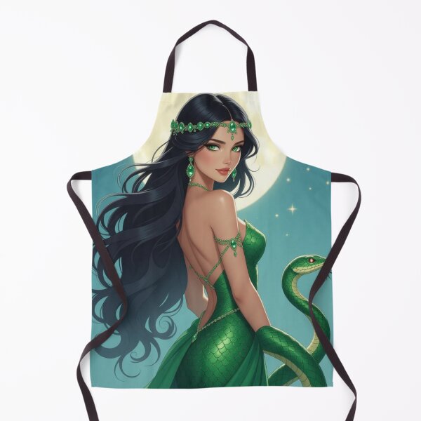 Item preview, Emerald Nymph of the Serpent designed and sold by ArtQueen777.